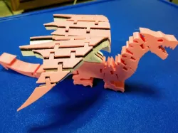 Flexi-Dragon with different head angle