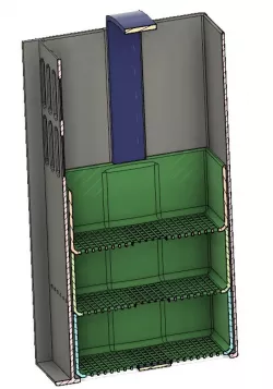 Fluval Flex Aquarium Filter Mod with media baskets