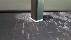 Foot for 25mm square tube