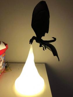 Circuit Diagram, 3D Printed Dragon Lamp