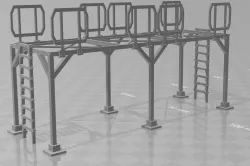 Gangway (over Toilet Paper rolls tanks)