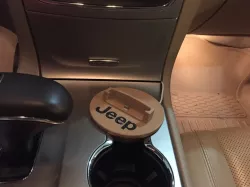 Jeep Grand Cherokee WK2 iphone 6 cup holder phone charger mount