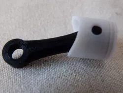 Keychain Piston