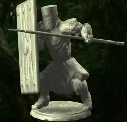 Knights - Spear and Shield Tower Guard