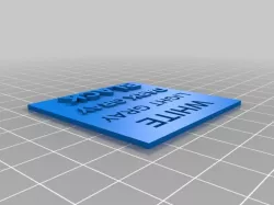 Lithophane Gradient Test (Brightness Test)