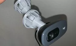 Logitech C270 flexible webcam mount