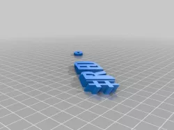 My Customized iamburny's  Text - Name Keyring / Keyfob