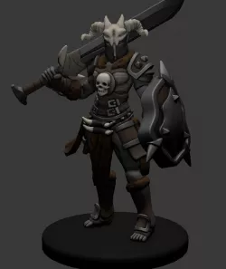Orc Fighter Miniature