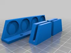 Plexiglass Magnetic Catch for Lack Enclosure