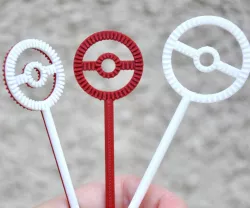 Pokeball Bubble Wand