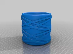 pot a crayon
