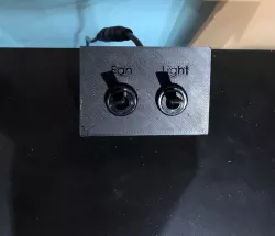 Print Enclosure Fan & Light Switch Box