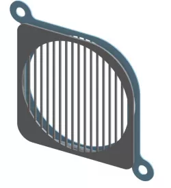 Print fan dust filter
