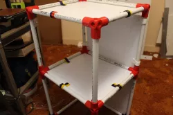 PVC Round Shelf Brackets
