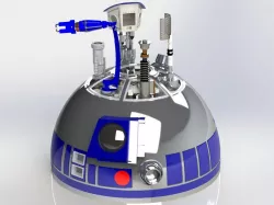 R2-D2 Dome Mechanism Part 1 by Matt Zwarts