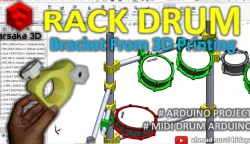 RACK DRUM - MIDI DRUM ARDUINO