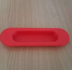 Recessed handle for sliding door