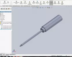 Reversible Dual Tip Screw Driver