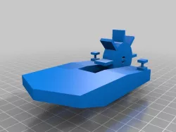rubber band powered boat