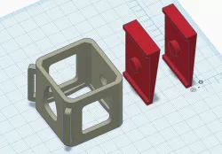 Runcam 3S mount with adjustable tilt