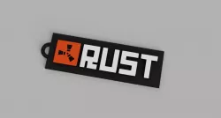 Rust Logo Keychain