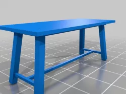 Scale Field Workshop Table