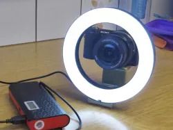Sony A5000 macro ring light bracket
