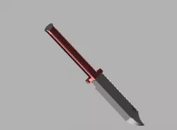 Survival Knife with hollow handle