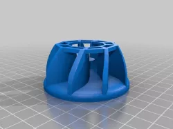 Ventilador reforzado para secador de pelo