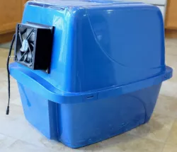 Ventless Litter Box Fume Extractor