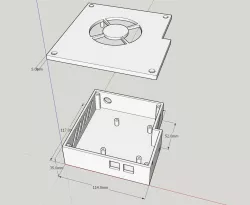 Yet another Raspberry PI case for the Ender 3