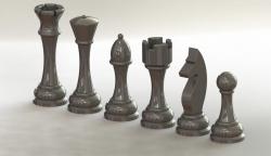 3D Printable Chess Pieces 