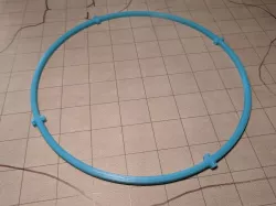 8 inch/20ft radius/40ft diameter circle ring segmented