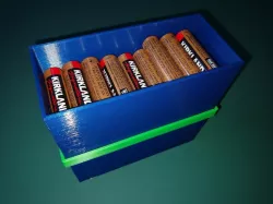 AA storage box stacker