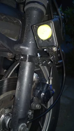 ActionCam Fork Mount for Yamaha XJ650 (or other bikes with 45mm fork) 