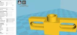 Alu U-Profile Glass Door Hinge