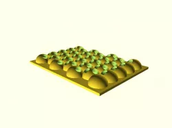 Apple fruit grater grid generator