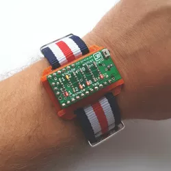 Arduino Binär Uhr Shield, Binary Shield for Mini Pro 168