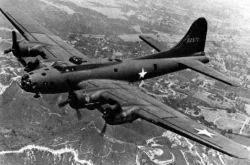 B-17 Bomber With Moving Parts