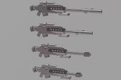 Barrett 50 Cal Bolt Sniper Rifle