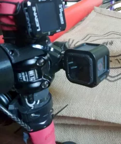 Bicycle stem based gopro mount