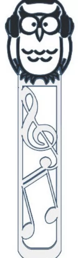 Bookmark Owl Music