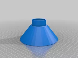 Cement gun filling funnel