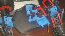 Central differential case for metal part