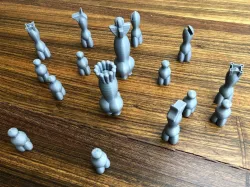 Chess pieces by Phrilseeker