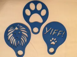 Coffee stencils for furries