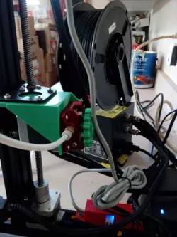 Creality CR10 / CR10S 90° extruder motor mount w/filament sensor
