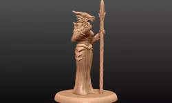 Dragonborn Enchantress - Tabletop Miniature