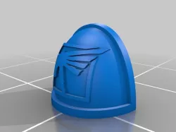Eagle Hammers (Warhammer Logo) Shoulder Pad
