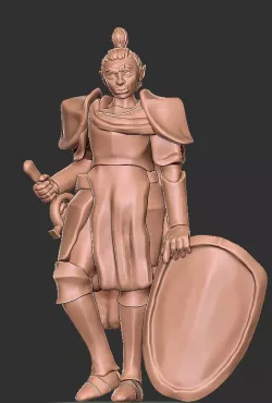 Female Half-Orc Paladin